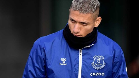 理查利森领衔太妃糖战前训练 古迪逊公园蓄势待发