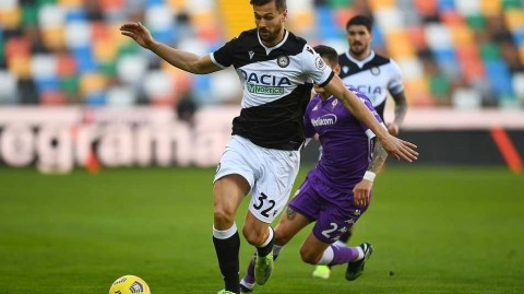 弗留利球场雨夜激战 乌迪内斯战平紫百合