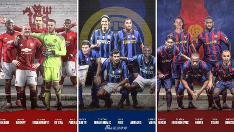 时光交织的巨星图谱：伊布与他的传奇队友们