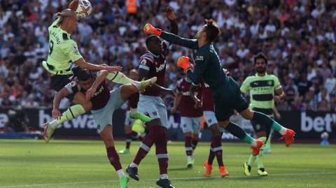 曼城新王首秀即双响 客场轻取西汉姆迎完美开局