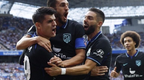 西甲激战皇家社会主场憾平马德里竞技