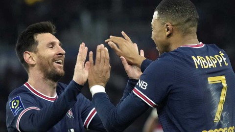 姆巴佩王子公园双响弑旧主  梅西奔袭半场妙传定乾坤