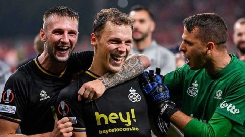 柏林联合欧战首秀爆冷告负 圣吉罗斯客场一球制胜