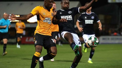 剑桥联联赛杯逆袭，力克米尔沃尔晋级第二轮