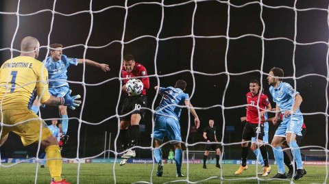 圣马力诺零比二阿尔巴尼亚 欧洲鱼腩之师的不屈战歌