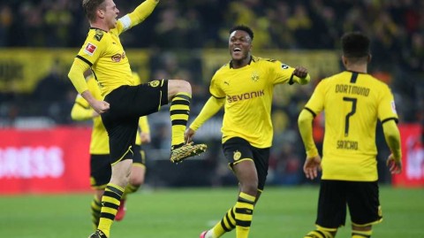 威斯特法伦的青春风暴：多特蒙德四球狂胜法兰克福，哈兰德刷新德甲纪录