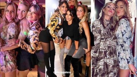 巴萨太太团闪耀时刻：为苏亚雷斯爱妻索菲亚庆三十芳华