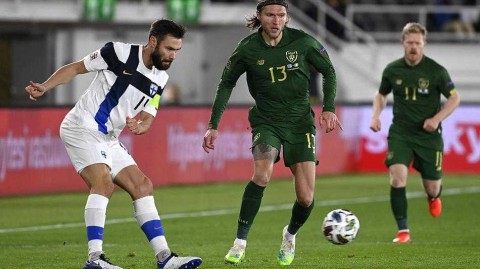 北欧雄鹰主场啄伤绿军，芬兰一球气走爱尔兰