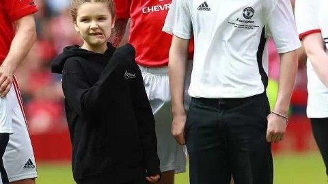 小贝家族温馨同框，小七表情引热议：这嫌弃脸背后藏着全世界的宠爱