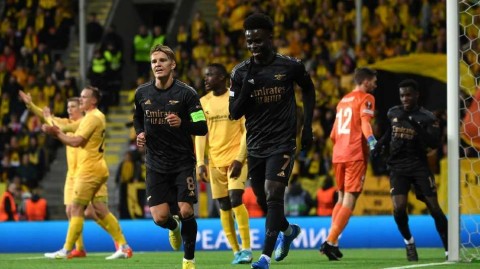 北极圈寒夜中的坚韧胜利 阿森纳客胜博德闪耀锁定欧联杯小组头名