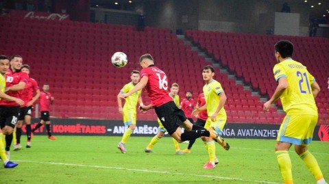 欧国联神奇一夜 阿尔巴尼亚三比一胜哈萨克斯坦