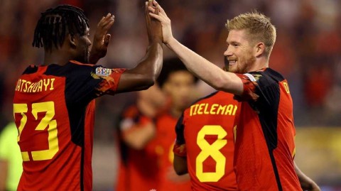 欧国联烽火德布劳内闪耀比利时主场力克威尔士