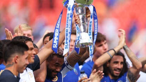 蓝军夏日问鼎美国 蒂席恩昆库助切尔西捧杯