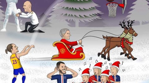 圣诞不只有礼物，还有足坛顶流的另类打开方式