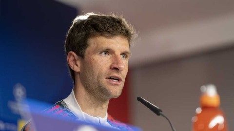 拜仁慕尼黑欧战前夕发布会 穆勒现身解析关键对决