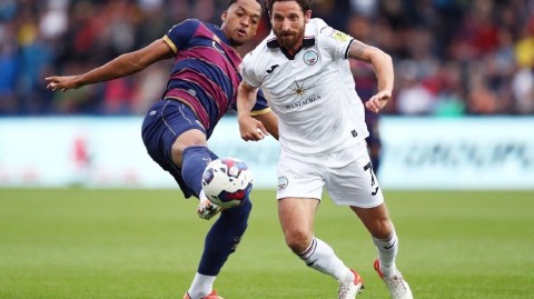 英冠鏖战黑羽天鹅力克巡游者