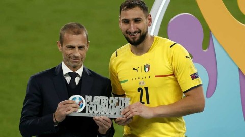 点球决胜，新王加冕：多纳鲁马荣膺2020欧洲杯最佳球员