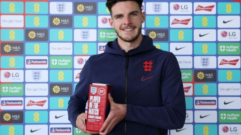 英格兰队厉兵秣马备战欧国联 赖斯闪耀英德对决荣膺最佳