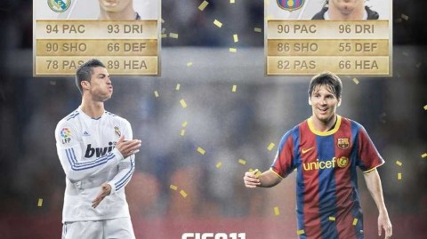 梅西与C罗近十年FIFA评分巅峰对决