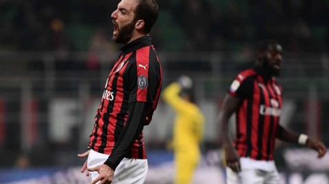 红黑军团主场奏凯 伊瓜因卡斯蒂列霍联袂建功