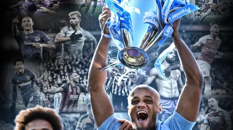 英超大结局神图：三雄共享金靴，蓝月军团加冕王座