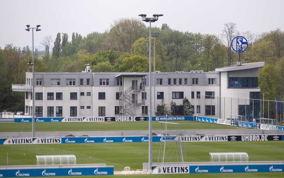 蓝天下，一面巨大的沙尔克04旗帜在总部楼前迎风招展，尽管下方的大门因疫情而紧锁，但旗帜上的“皇家蓝”依旧鲜艳夺目，仿佛在高呼着那句刻在骨子里的口号：Wir leben dich（我们为你而活）。